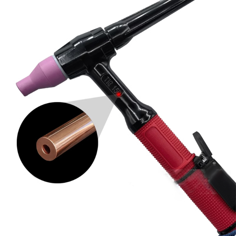 Pistola de soldadura TIG con refrigeración por aire y protección contra quemaduras QQ-150