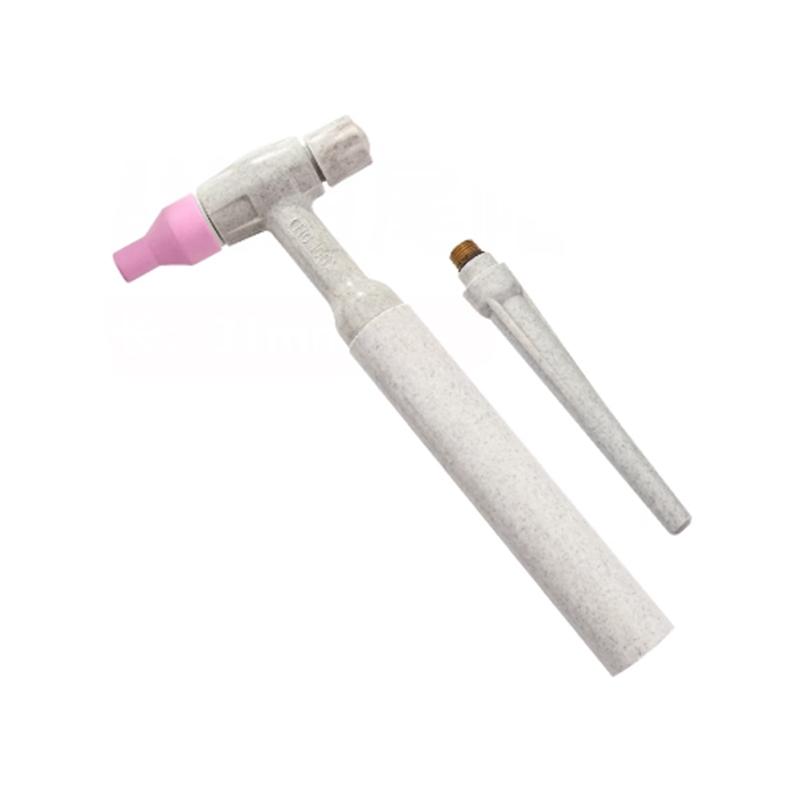 Accesorios de pistola de soldadura QQ-150 con clip de aguja de tungsteno y boquilla cerámica para pistola larga/corta para verter fluido